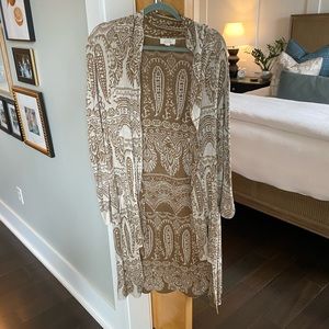 Sun and Shadow duster cardigan